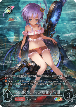 Spinaria, Wavering Will  (SP01EN)