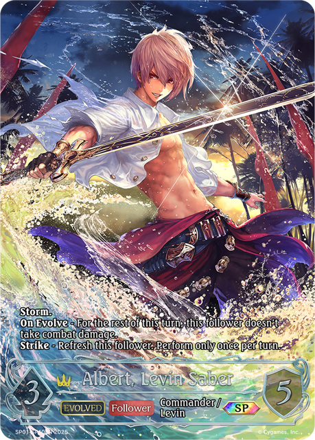 Albert, Levin Saber (Evolved) 