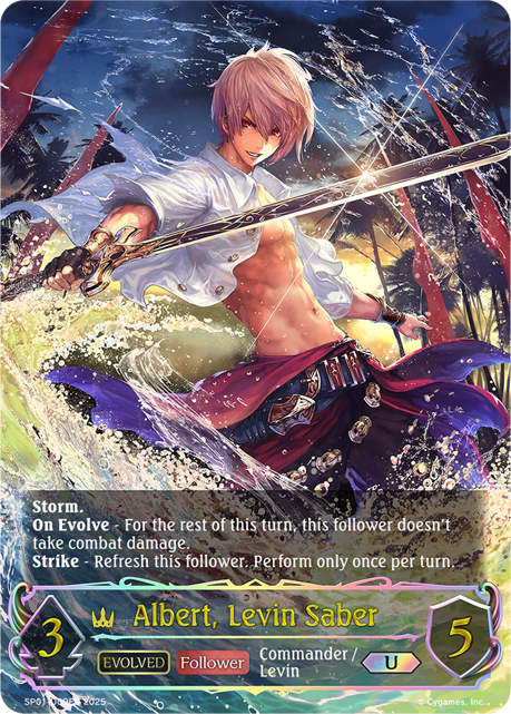 Albert, Levin Saber (Evolved) 