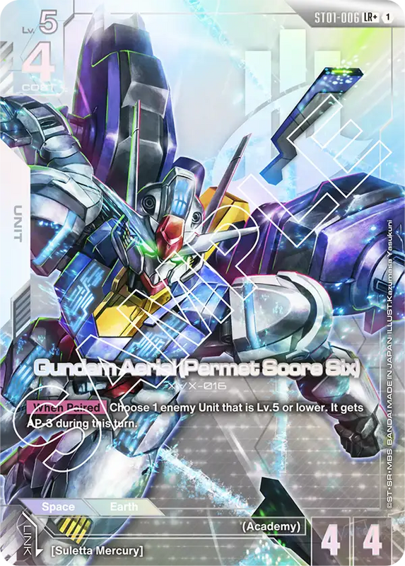 Gundam Aerial Permet Score Six