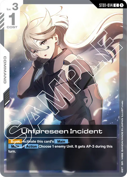 Unforeseen Incident