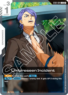 Unforeseen Incident