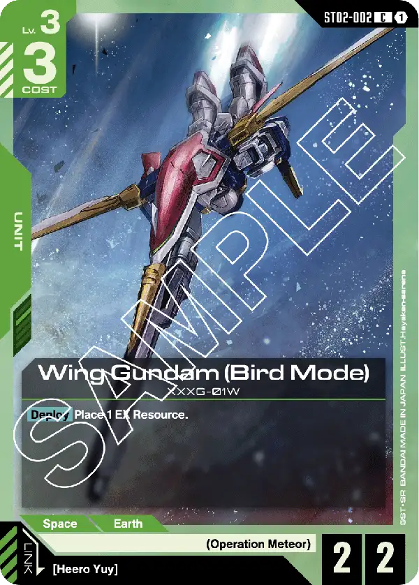 Wing Gundam Bird Mode