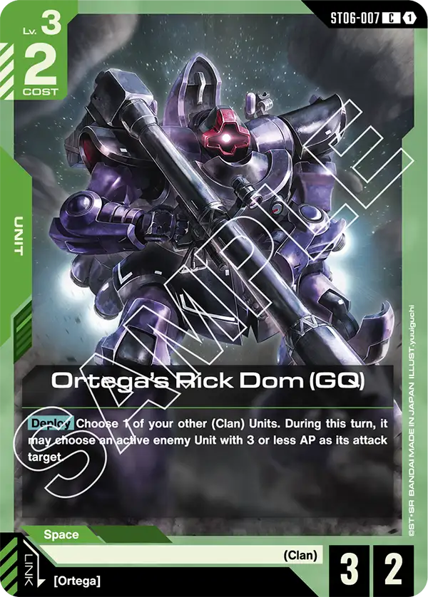 Ortegas Rick Dom GQ ST06-007