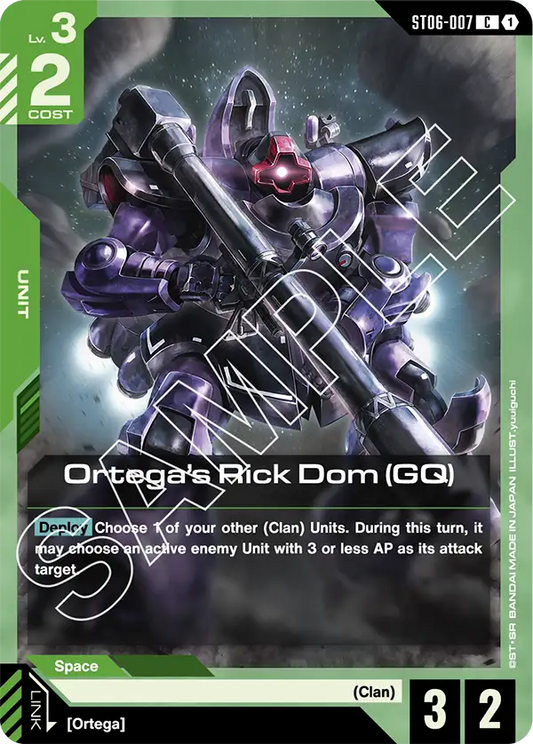 Ortegas Rick Dom GQ ST06-007