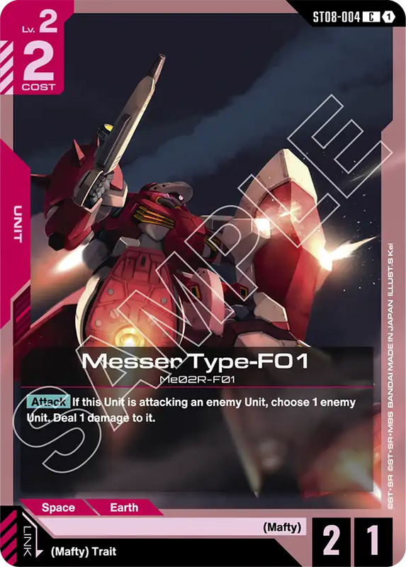 Messer Type F01 ST08-004