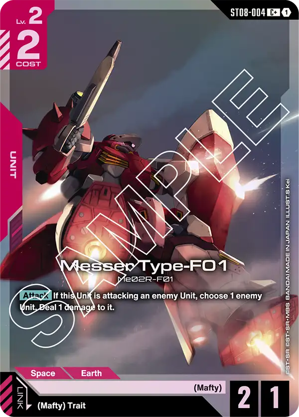 Messer Type F01 ST08-004