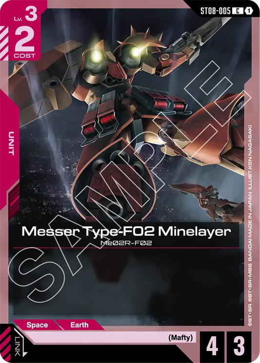 Messer Type F02 Minelayer ST08-005