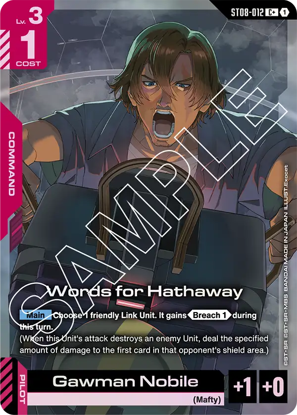 Words for Hathaway ST08-012