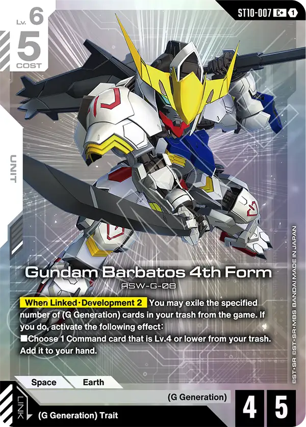 Gundam Barbatos 4th Form ST10-007