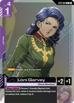 Loni Garvey  ST11-012