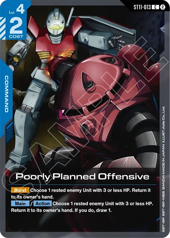 Poorly Planned Offensive ST11-013
