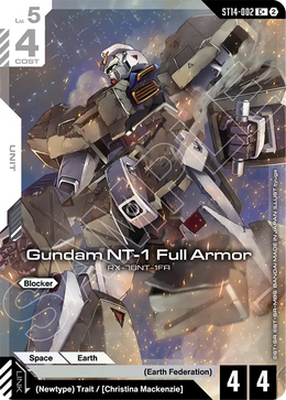 Gundam NT 1 Full Armor  ST14-002
