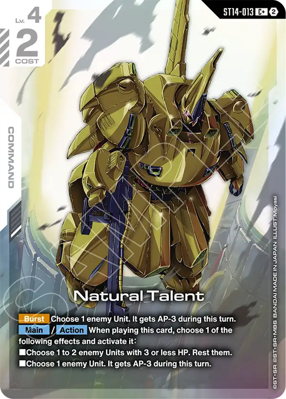 Natural Talent  ST14-013