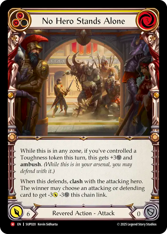 No Hero Stands Alone