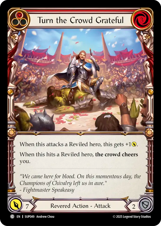 Turn the Crowd Grateful (Red)