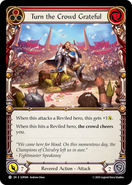 Turn the Crowd Grateful (Red)