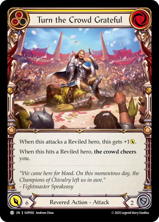 Turn the Crowd Grateful (Yellow)