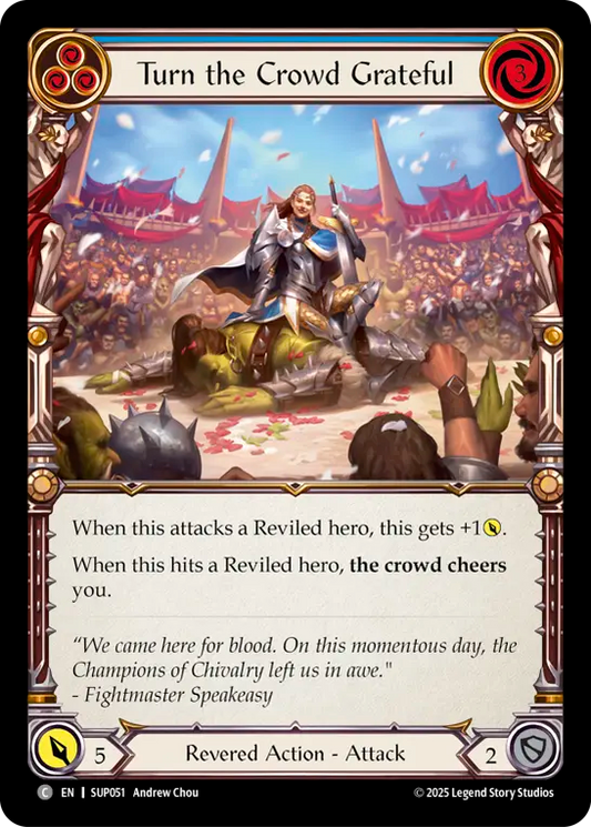 Turn the Crowd Grateful (Blue)