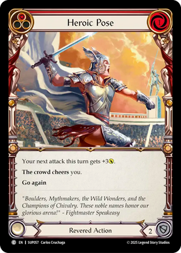 Heroic Pose (Red)