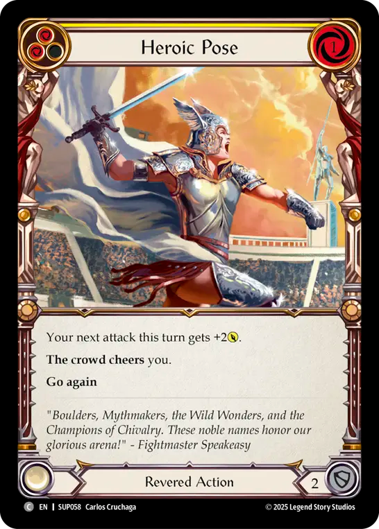 Heroic Pose (Yellow)