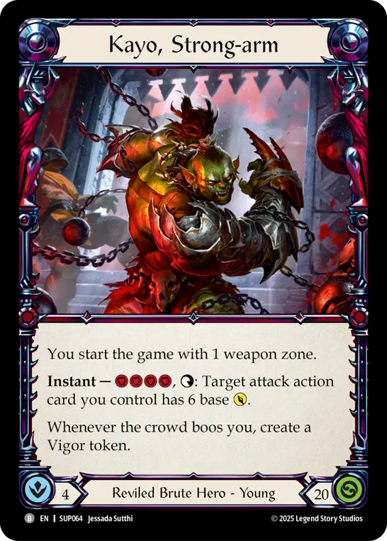 Kayo, Strong-arm