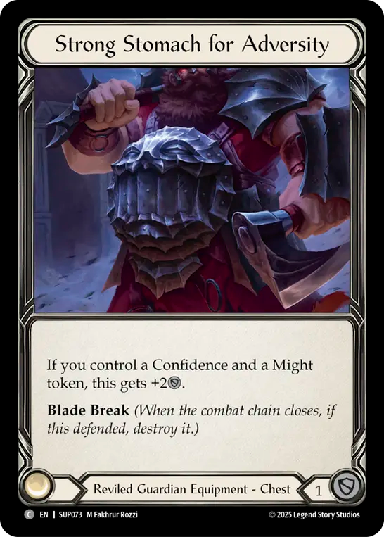 Strong Stomach for Adversity