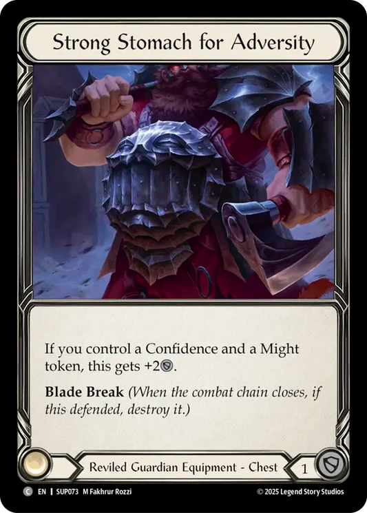 Strong Stomach for Adversity