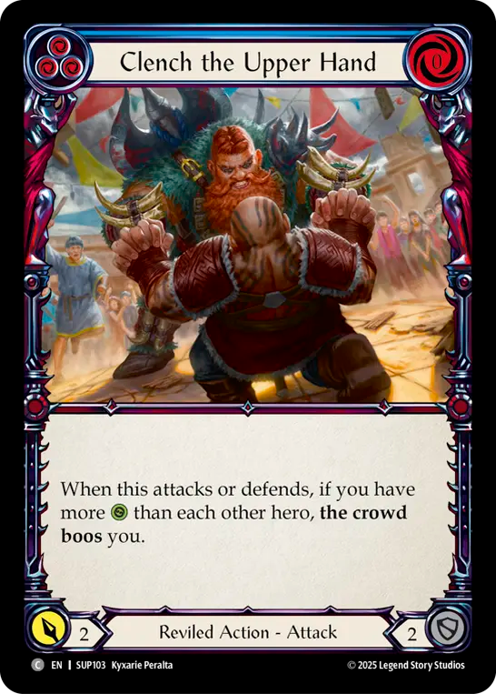 Clench the Upper Hand (Blue)