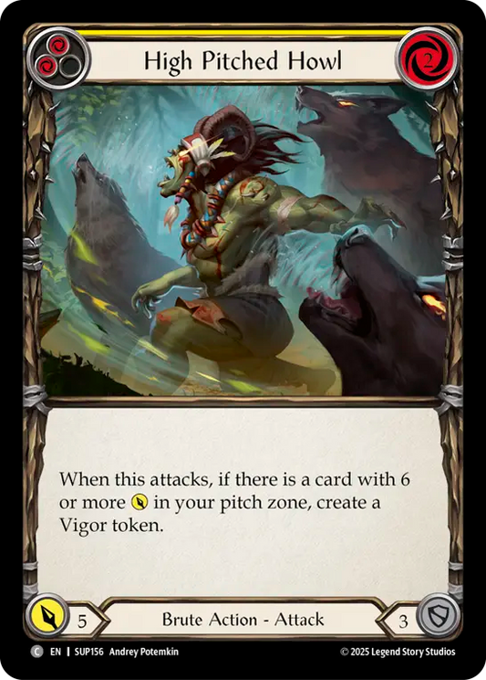 High Pitched Howl (Yellow)