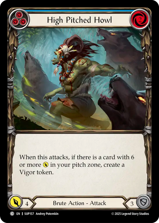 High Pitched Howl (Blue)