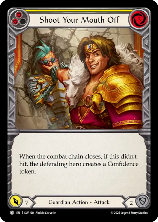 Shoot Your Mouth Off (Yellow)