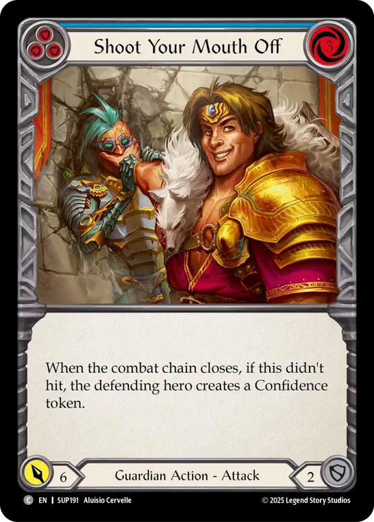 Shoot Your Mouth Off (Blue)