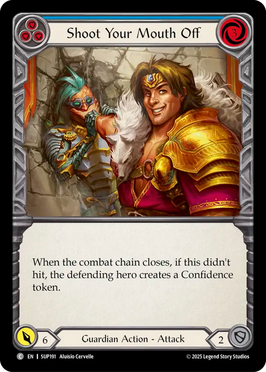 Shoot Your Mouth Off (Blue)