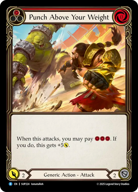 Punch Above Your Weight (Red)