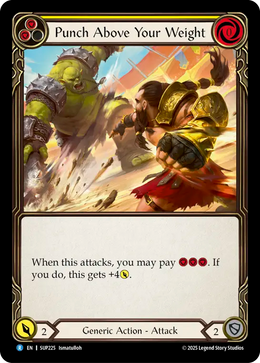 Punch Above Your Weight (Yellow)
