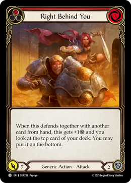 Right Behind You (Red)