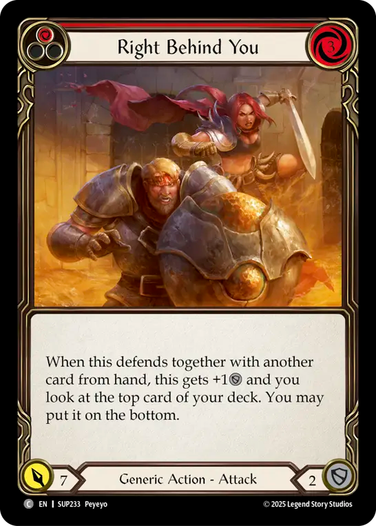 Right Behind You (Red)