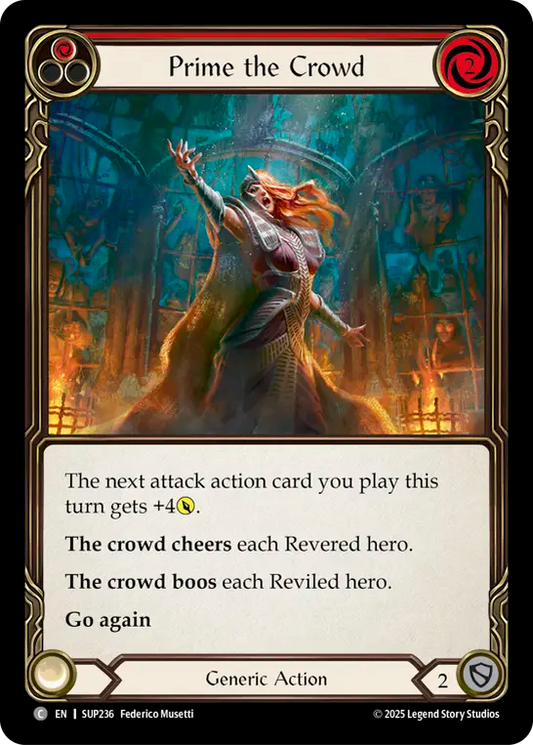 Prime the Crowd (Red)