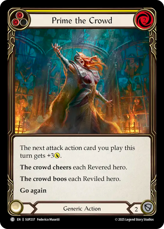 Prime the Crowd (Yellow)