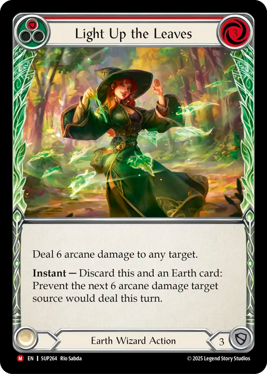 Light Up the Leaves (Red)