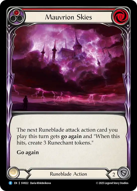 Mauvrion Skies (Red)