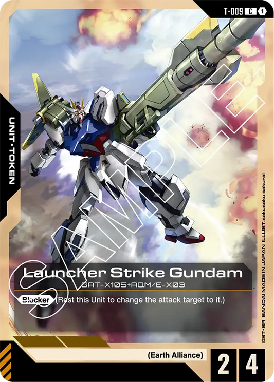 Launcher Strike Gundam T 009 Token