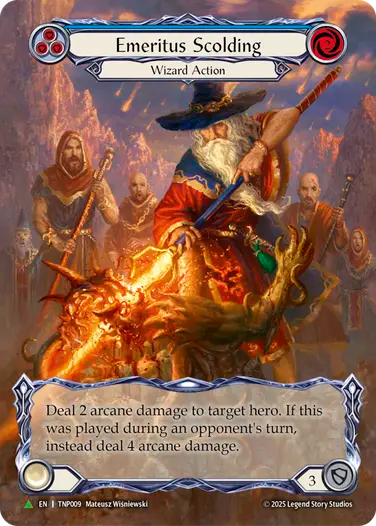 Emeritus Scolding (Blue)