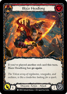 Blaze Headlong (Red)