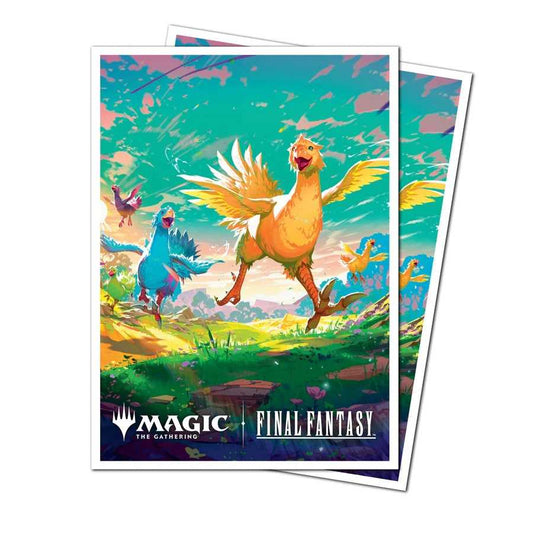 Magic: The Gathering - Final Fantasy 105ct Apex Deck Protector Sleeves Traveling Chocobo