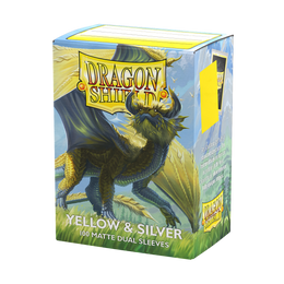 Dragon Shield – Standard size – Dual Matte – Yellow & Silver