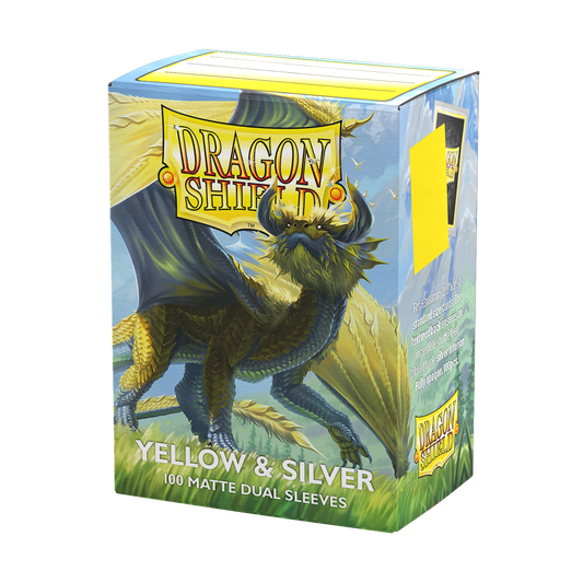Dragon Shield – Standard size – Dual Matte – Yellow & Silver