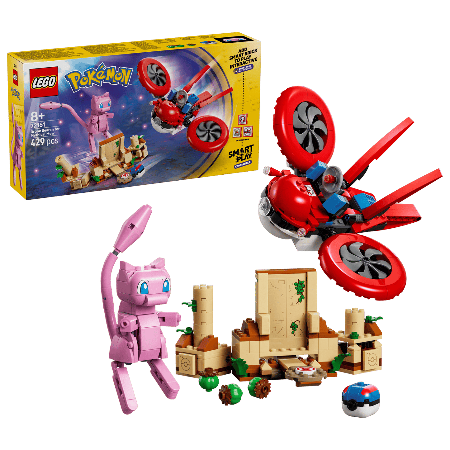 LEGO Pokemon SMART Play™: Drone Search for Mythical Mew