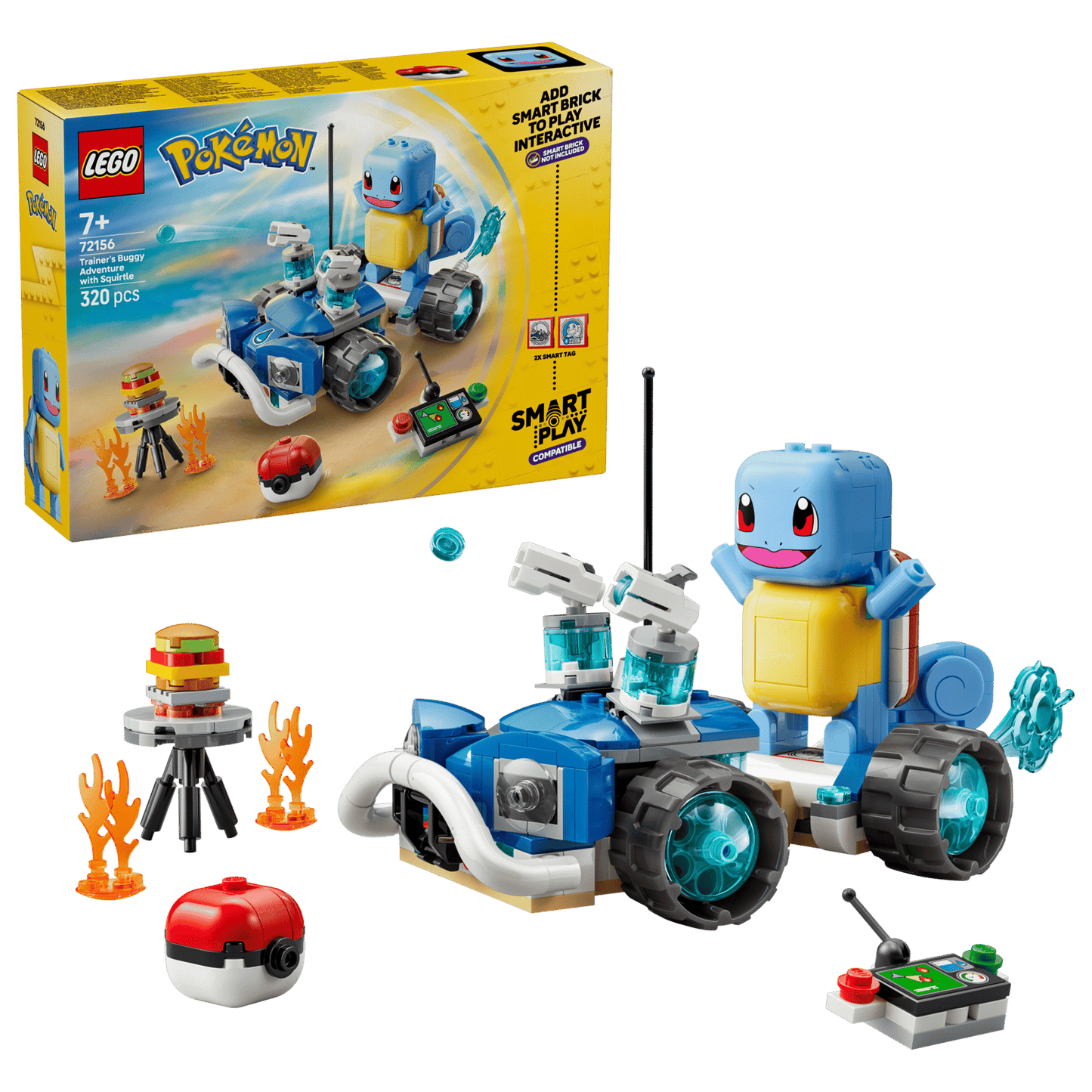 LEGO Pokemon SMART Play™: Trainer's Buggy Adventure with Squirtle